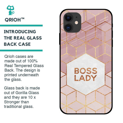 Boss Lady Glass Case for iPhone 12