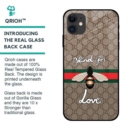 Blind For Love Glass case for iPhone 12