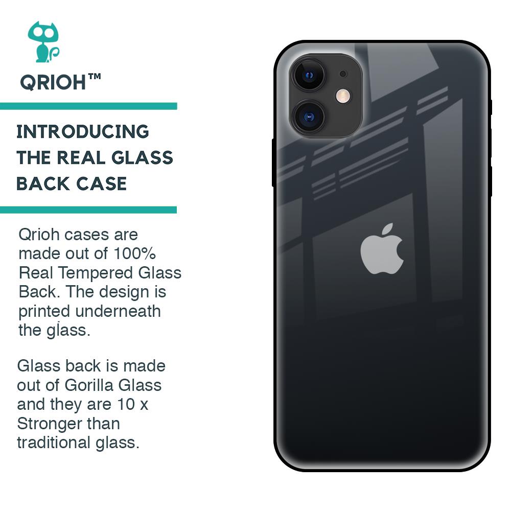 Stone Grey Glass Case For iPhone 12