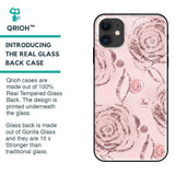 Shimmer Roses Glass case for iPhone 12