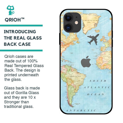Fly Around The World Glass Case for iPhone 12