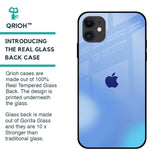 Vibrant Blue Texture Glass Case for iPhone 12