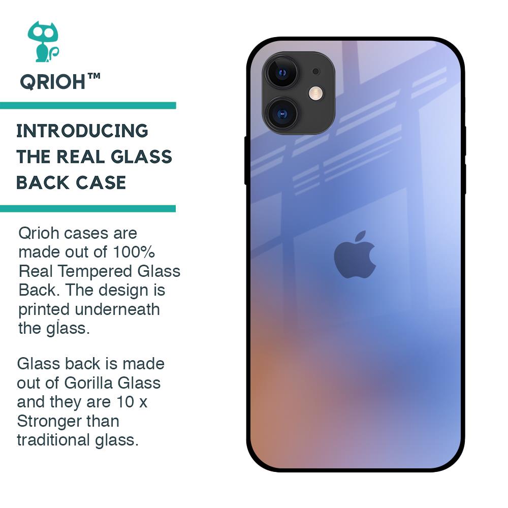 Blue Aura Glass Case for iPhone 12