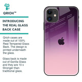 Purple Gradient Glass case for iPhone 12