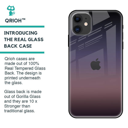 Grey Ombre Glass Case for iPhone 12