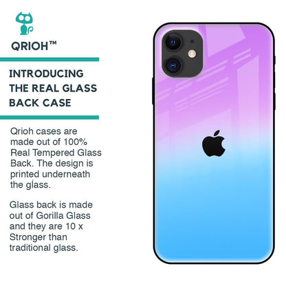 Unicorn Pattern Glass Case for iPhone 12