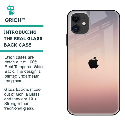 Golden Mauve Glass Case for iPhone 12