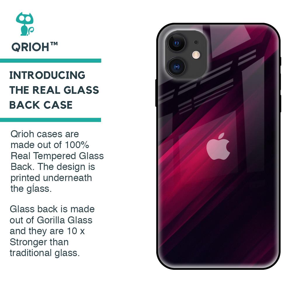Razor Black Glass Case for iPhone 12