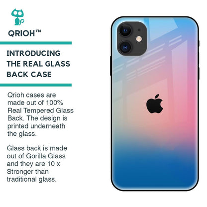 Blue & Pink Ombre Glass case for iPhone 12