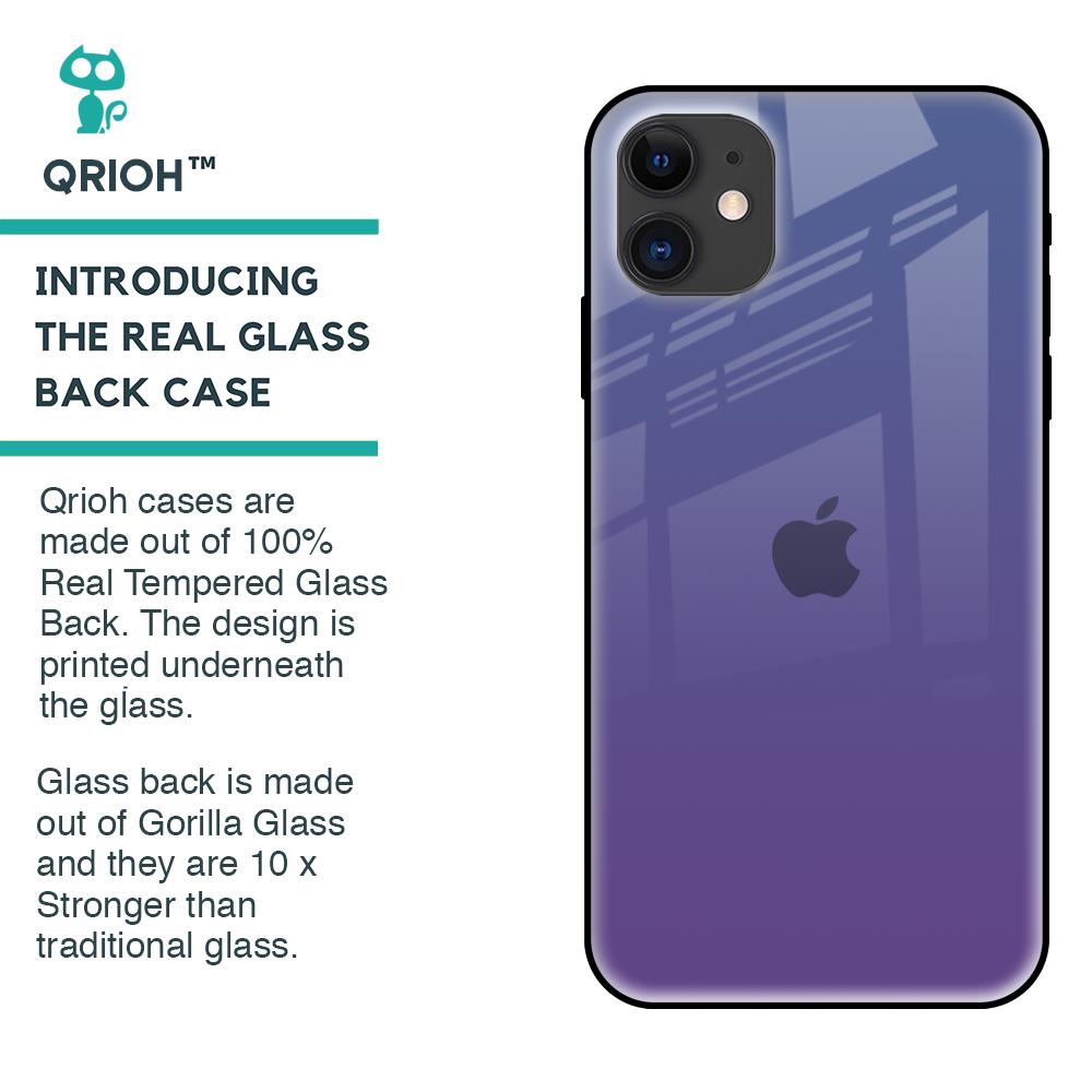 Indigo Pastel Glass Case For iPhone 12