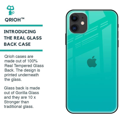 Cuba Blue Glass Case For iPhone 12