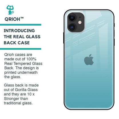 Arctic Blue Glass Case For iPhone 12