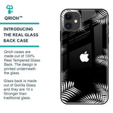 Zealand Fern Design Glass Case For iPhone 12