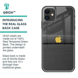 Grey Metallic Glass Case For iPhone 12