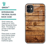 Wooden Planks Glass Case for iPhone 12