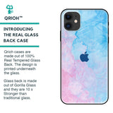 Mixed Watercolor Glass Case for iPhone 12