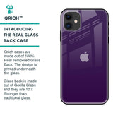 Dark Purple Glass Case for iPhone 12