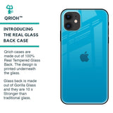 Blue Aqua Glass Case for iPhone 12