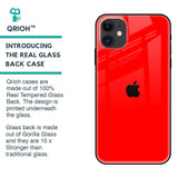 Blood Red Glass Case for iPhone 12