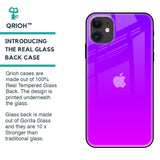 Purple Pink Glass Case for iPhone 12