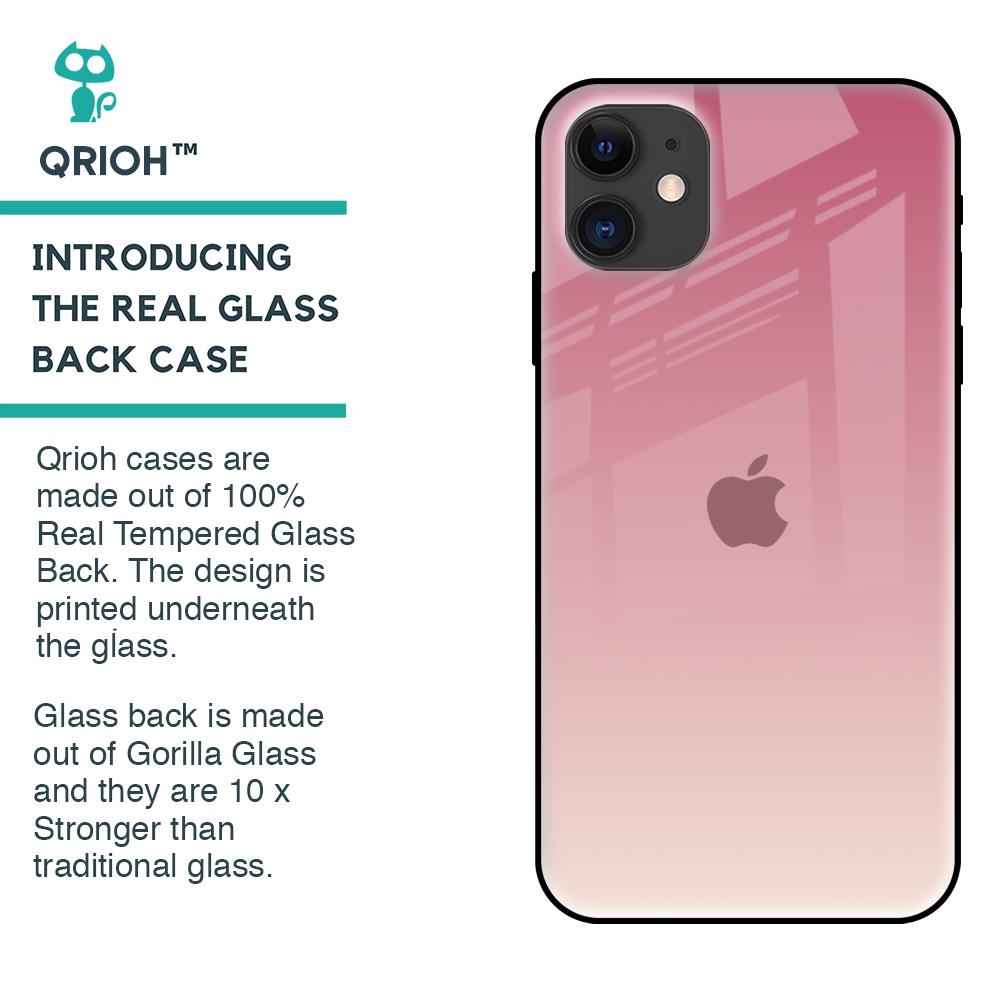 Blooming Pink Glass Case for iPhone 12