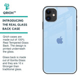 Pastel Sky Blue Glass Case for iPhone 12