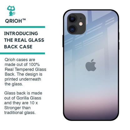 Light Sky Texture Glass Case for iPhone 12