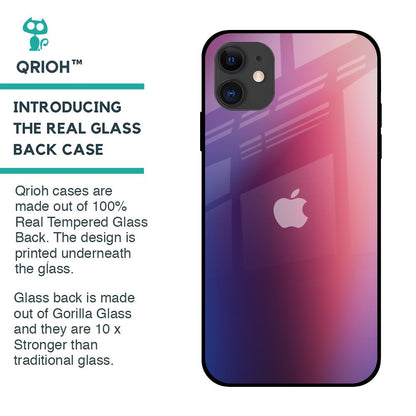 Multi Shaded Gradient Glass Case for iPhone 12