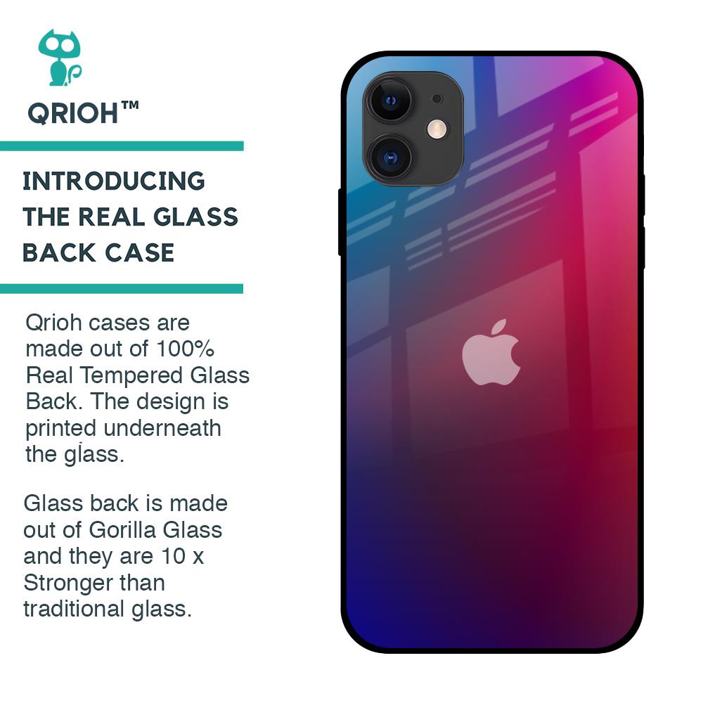 Magical Color Shade Glass Case for iPhone 12