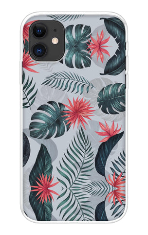 Retro Floral Leaf iPhone 12 Back Cover