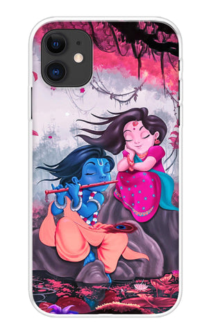 Radha Krishna Art iPhone 12 Back Cover