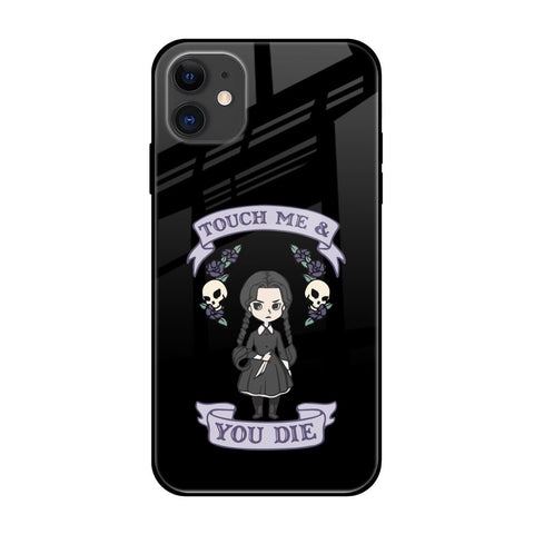 Touch Me & You Die iPhone 12 mini Glass Back Cover Online
