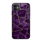 Geometric Purple iPhone 12 mini Glass Back Cover Online