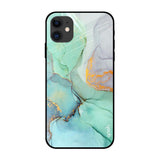 Green Marble iPhone 12 mini Glass Back Cover Online