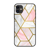 Geometrical Marble iPhone 12 mini Glass Back Cover Online