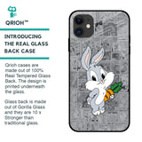 Cute Baby Bunny Glass Case for iPhone 12 mini