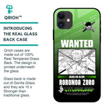 Zoro Wanted Glass Case for iPhone 12 mini