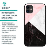 Marble Collage Art Glass Case For iPhone 12 mini