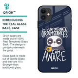 Struggling Panda Glass Case for iPhone 12 mini