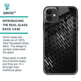 Dark Abstract Pattern Glass Case For iPhone 12 mini