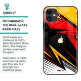 Race Jersey Pattern Glass Case For iPhone 12 mini