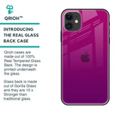 Magenta Gradient Glass Case For iPhone 12 mini