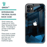 Polygonal Blue Box Glass Case For iPhone 12 mini