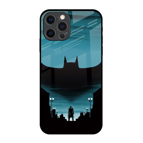Cyan Bat iPhone 12 Pro Glass Back Cover Online