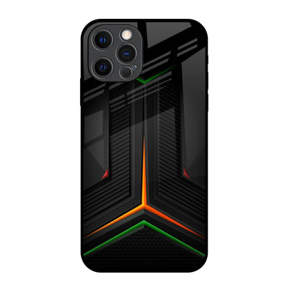 Modern Ultra Chevron iPhone 12 Pro Glass Back Cover Online