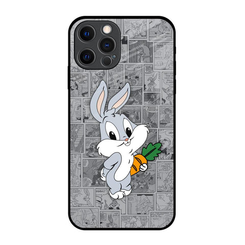 Cute Baby Bunny iPhone 12 Pro Glass Back Cover Online