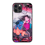 Radha Krishna Art iPhone 12 Pro Glass Back Cover Online