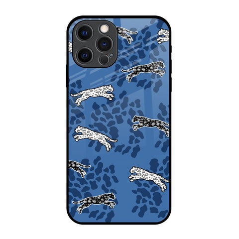 Blue Cheetah iPhone 12 Pro Glass Back Cover Online