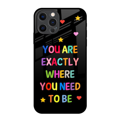 Magical Words iPhone 12 Pro Glass Back Cover Online