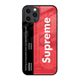 Supreme Ticket iPhone 12 Pro Glass Back Cover Online